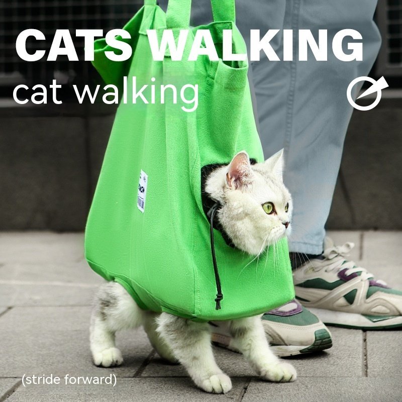 Large Capacity Pet Cat Bag Multifunctional Breathable Dog Canvas Carrier Bag Escape-proof Pet Shoulder Carrying Bag Pet Supplies - Image 10