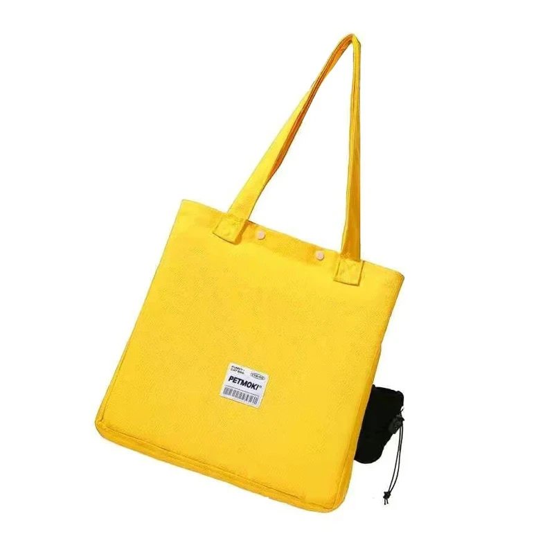 Large Capacity Pet Cat Bag Multifunctional Breathable Dog Canvas Carrier Bag Escape-proof Pet Shoulder Carrying Bag Pet Supplies - Image 7